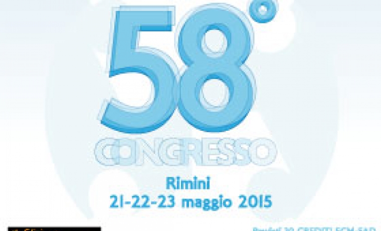 58° Congresso, Rimini 21-23 Maggio 2015