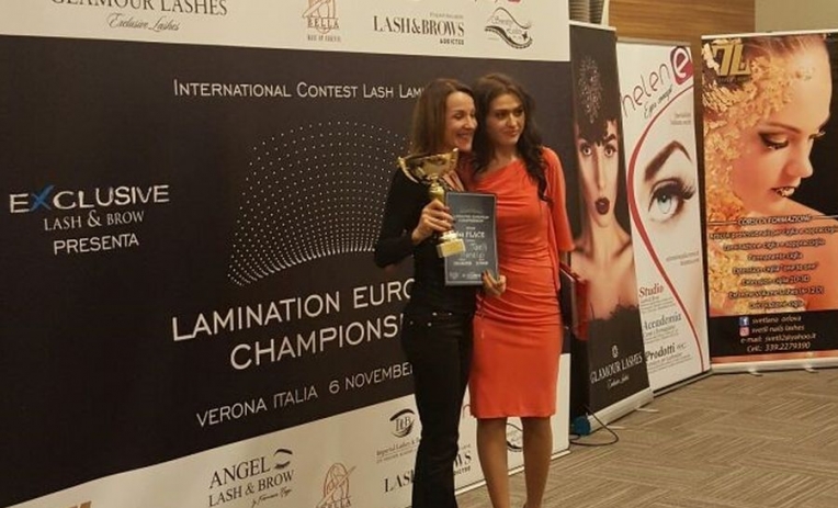 Campionato europeo delle ciglia, Lisa Bonaldi terza