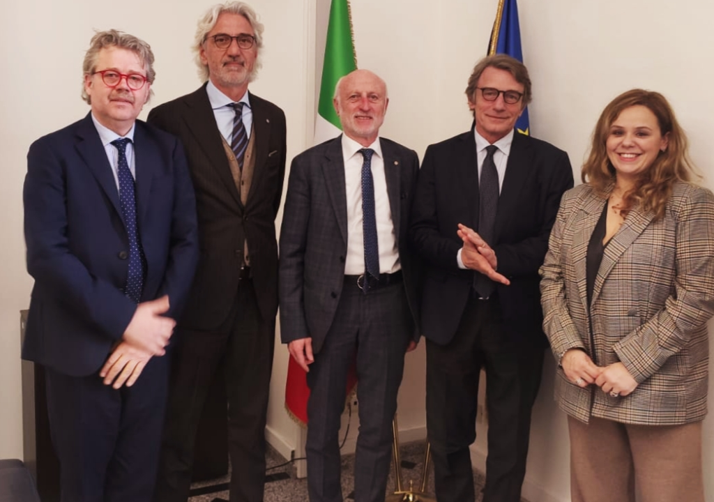 CNA incontra il Presidente dell’Europarlamento, David Sassoli