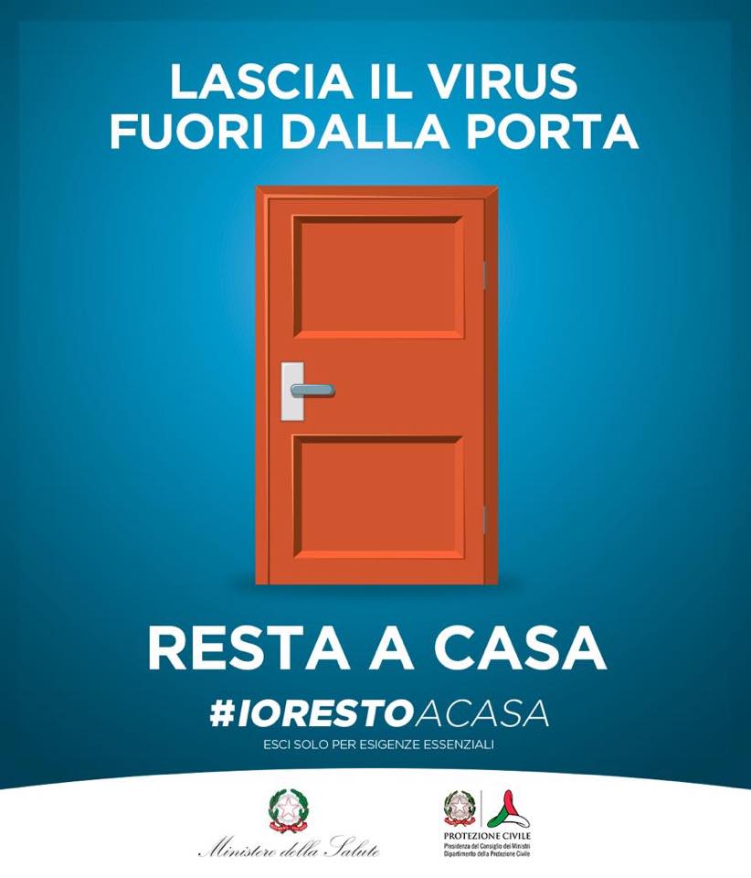 #Iorestoacasa. L’Italia diventa zona protetta