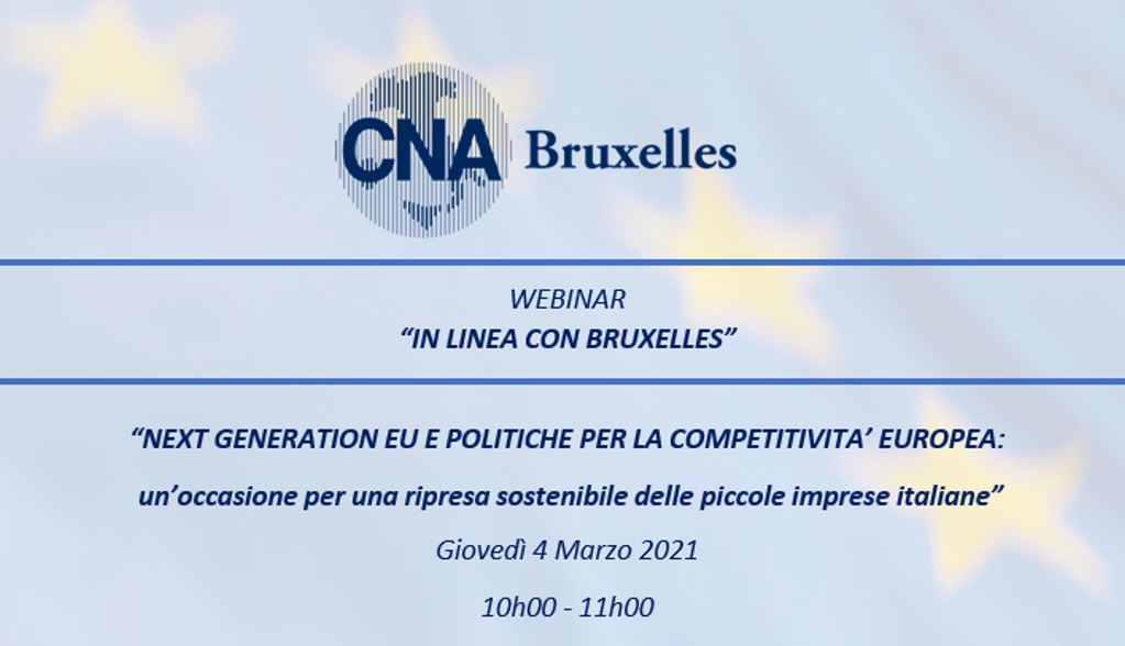 CNA rinnova la propria collaborazione con la Rappresentanza permanente d’Italia presso l’Ue
