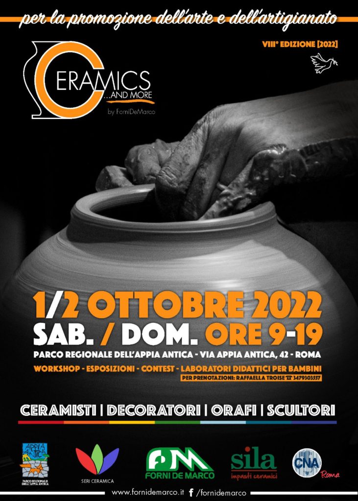  Ceramics… and more 2022 Roma, 1-2 ottobre
