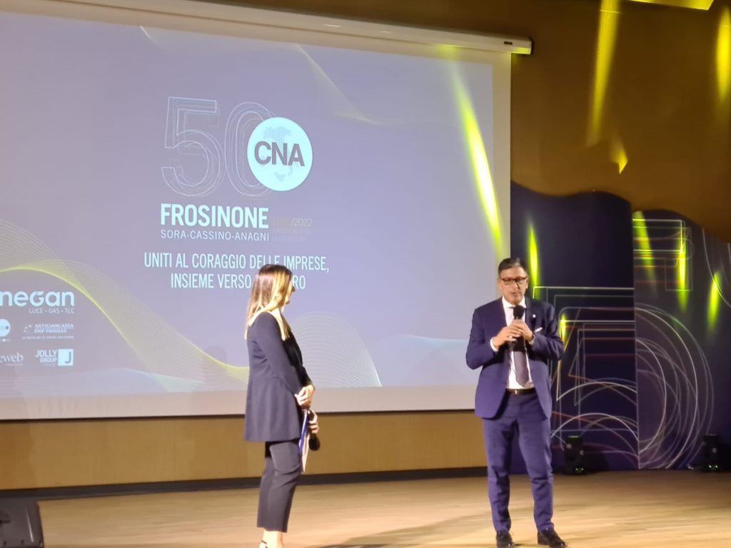 Costantini festeggia i 50 anni di CNA Frosinone