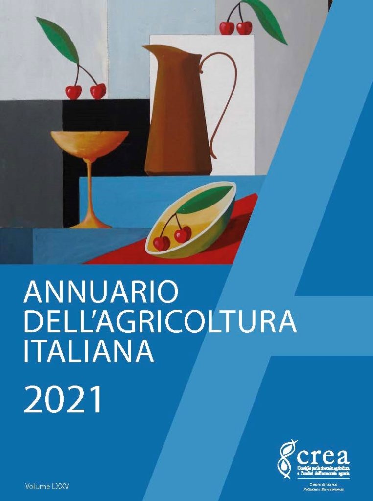 Agroalimentare: 75° edizione dell’Annuario CREA dell’agricoltura italiana 2021