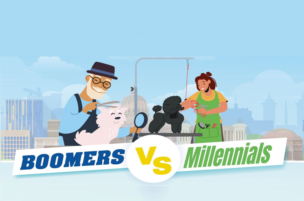 Boomers vs Millennials: tecniche di toelettatura a confronto