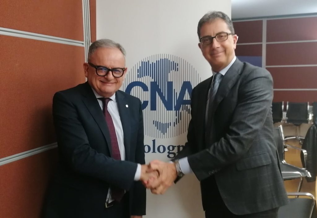 Il segretario Gregorini incontra i vertici di CNA Bologna