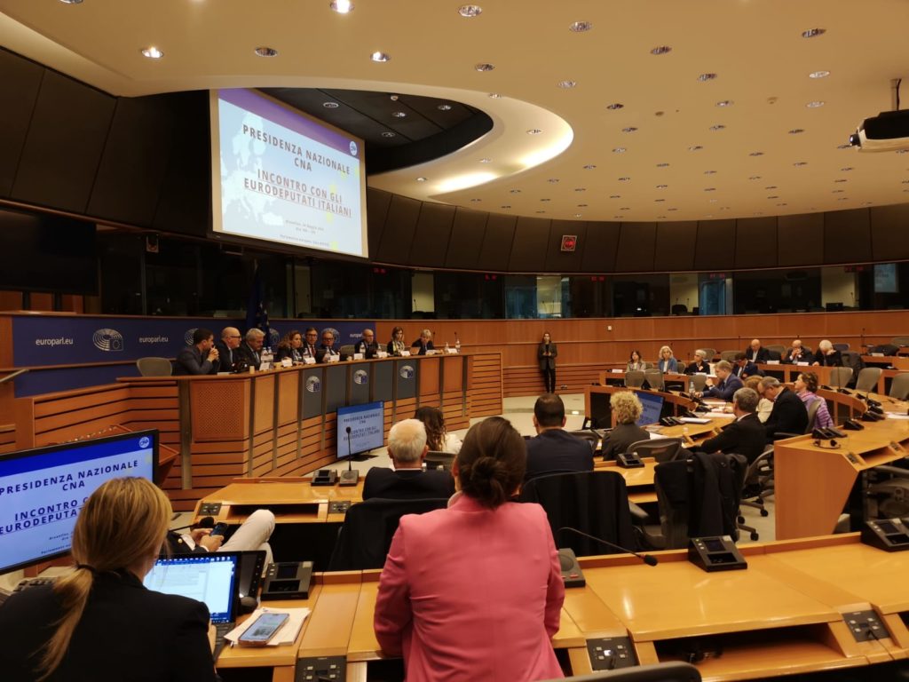 Bruxelles, le prospettive delle Pmi al centro dell’incontro tra CNA e gli europarlamentari