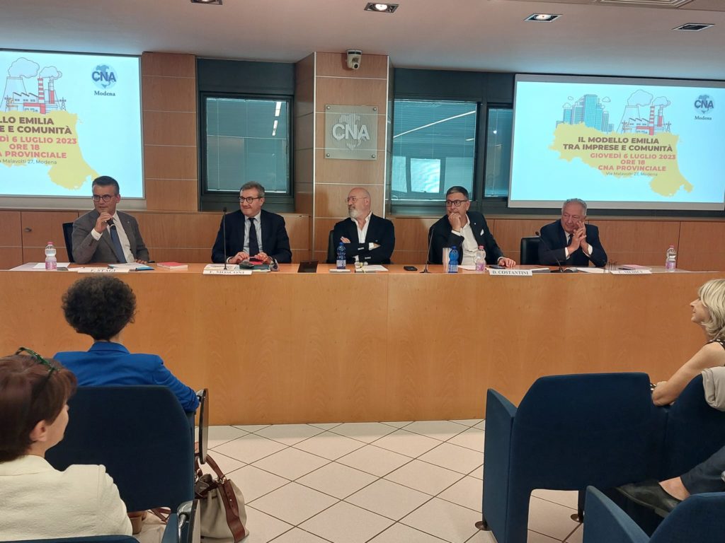 Costantini a Modena: le piccole imprese hanno bisogno di azioni concrete
