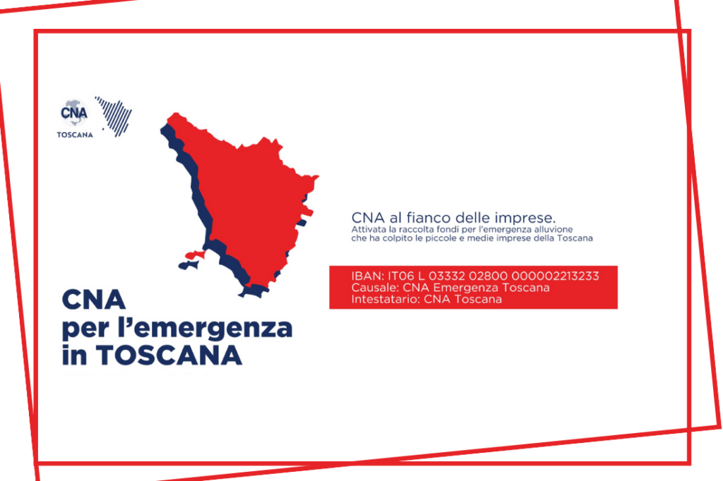 Alluvione: CNA Toscana attiva una raccolta fondi per le imprese
