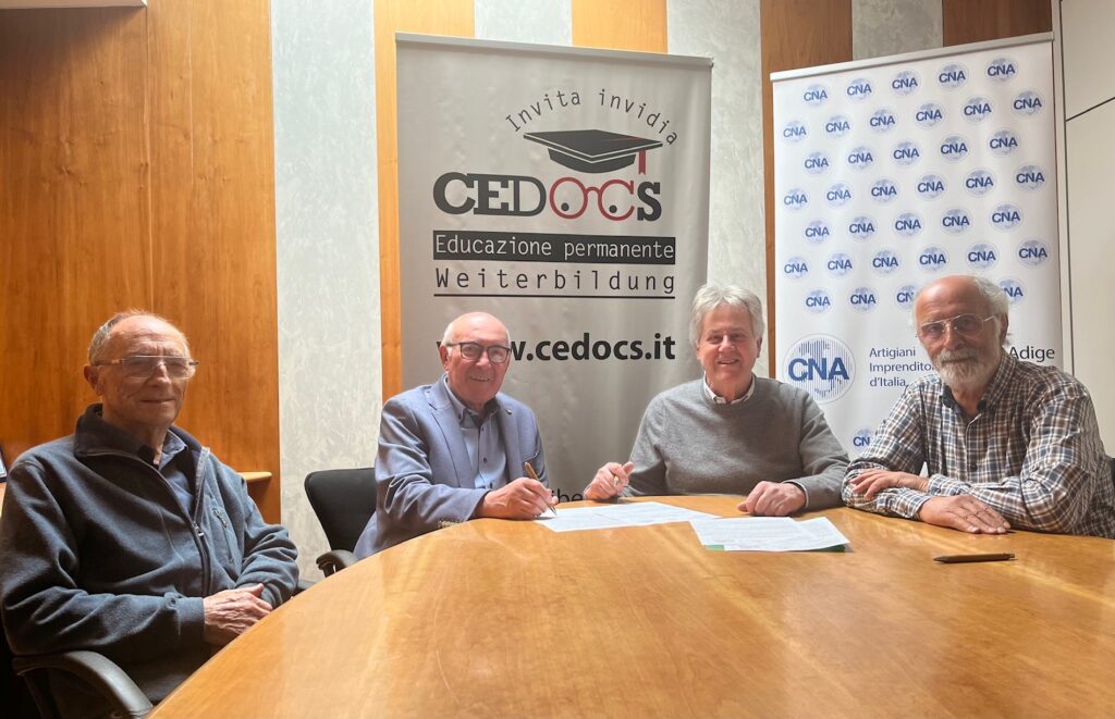 Formazione a Bolzano: al via la collaborazione tra CNA e Cedocs